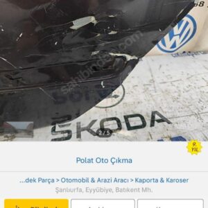 Peugeot 307 Arka Sol Kapı