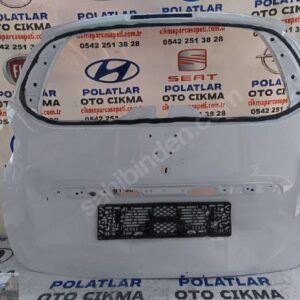 Dacia Lodgy bagaj kapağı orjinal Beyaz göçük hasarlı